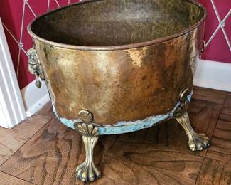 Early, very heavy gauge brass