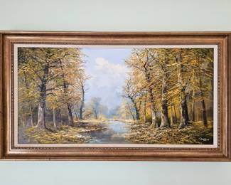 Oil on canvas, signed Kluger