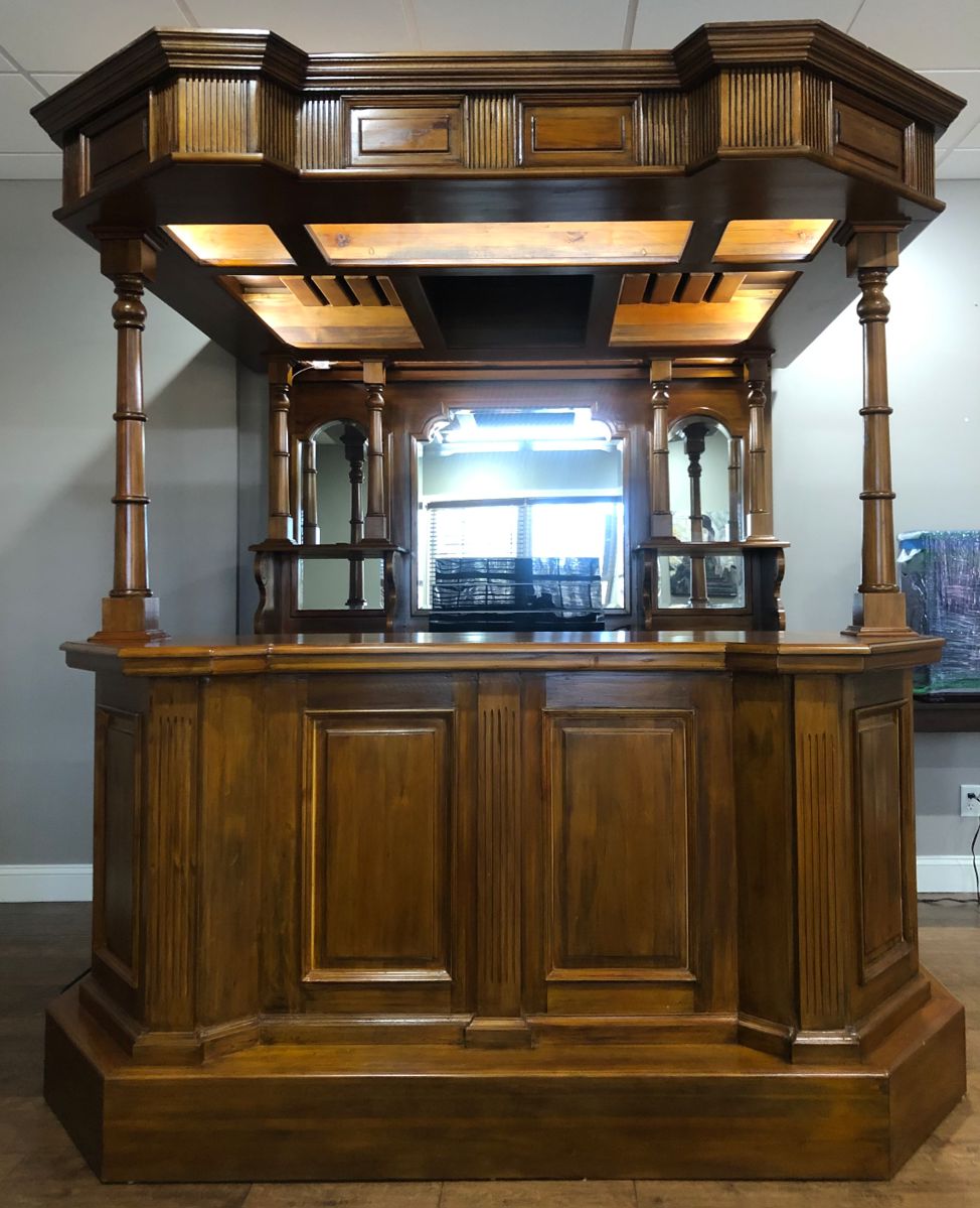 Tewkesbury Inn Mahogany Pub Home Bar