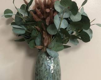 Eucalyptus Leaves &  Stems Long Silver Dollar Leaves Faux 