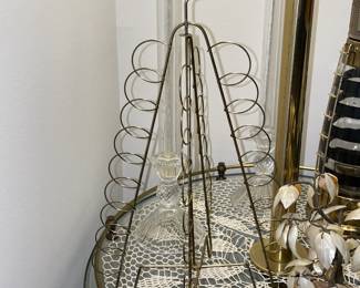 Vintage Tree Shaped Christmas Card Holder