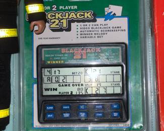 Blackjack 21 Electronic Handheld Game