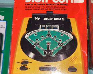 Vintage Epoch Electronic Baseball Digit-Com 9 Game