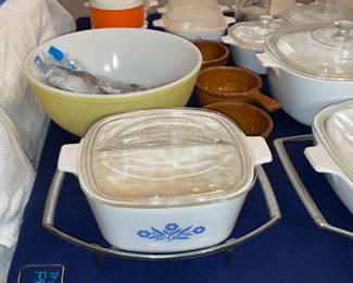 Vintage Assorted Corningware W/ Lids
