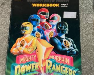 90s Era Power Rangers Workbook