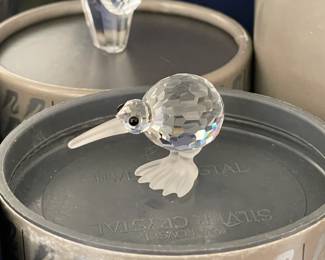 LARGE SWAROVSKI COLLECTION OF 185 FIGURINES! (SOME W/ BOXES)