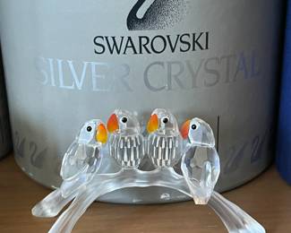 LARGE SWAROVSKI COLLECTION OF 185 FIGURINES! (SOME W/ BOXES)