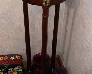 Marble Top Pedestal Table