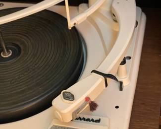 INCREDIBLE Near Mint Vintage Mid-Century Modern 2 Piece 1960s Bogen Stereo High Fidelity Console Cabinet W/ Drop Down Bar, Bookcase, Speakers, Gerrard Turntable, & ORIGINAL Paperwork/Manuals