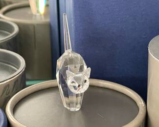 LARGE SWAROVSKI COLLECTION OF 185 FIGURINES! (SOME W/ BOXES)