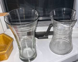 Clear Glass Vases