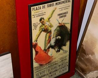 Bull Fighting Artwork