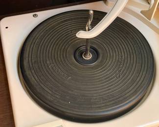 INCREDIBLE Near Mint Vintage Mid-Century Modern 2 Piece 1960s Bogen Stereo High Fidelity Console Cabinet W/ Drop Down Bar, Bookcase, Speakers, Gerrard Turntable, & ORIGINAL Paperwork/Manuals