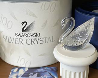 LARGE SWAROVSKI COLLECTION OF 185 FIGURINES! (SOME W/ BOXES)