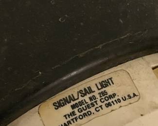 Vintage Signal Sail Light