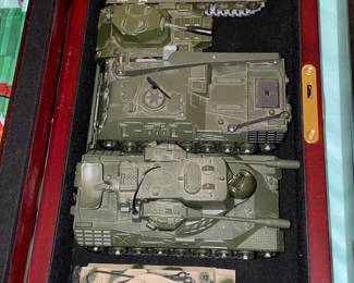 Vintage Diecast Military Tanks