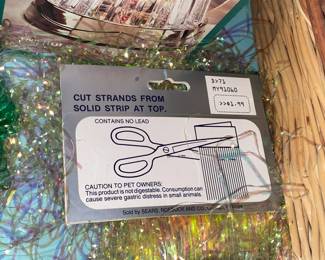 Vintage Christmas Tinsel From Sears