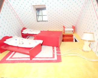 DOLL HOUSE & FURNITURE