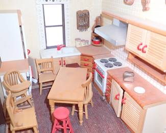 DOLL HOUSE & FURNITURE