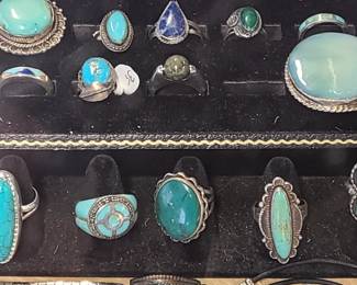Assorted Turquoise jewelry 