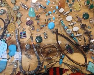 Assorted Turquoise jewelry 
