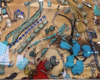 Assorted Turquoise jewelry 