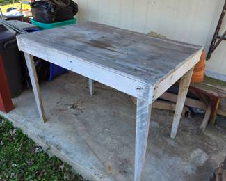 #101 Wood Table (as is condition) - 42x29x31 $20.00