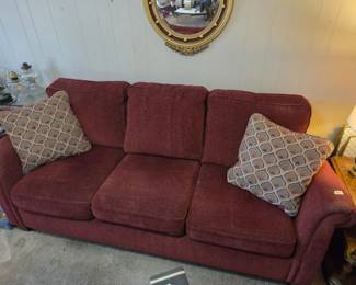 #14 Lazy-Boy Burgundy Sofa - 87" Long $225.00