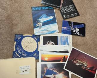 #117 NASA Lithographs and space books $20.00