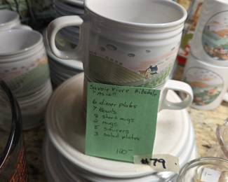 #79 Savoir Viure Hillsdale "as is" mixed set $120.00