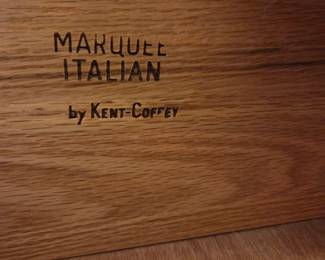 #38 Marquee Italian by Kent-Coffey chest of 5 drawers - 40x19x48 $175.00