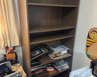#52 Laminate 6 shelf Bookcase - 30x14x72 $60.00