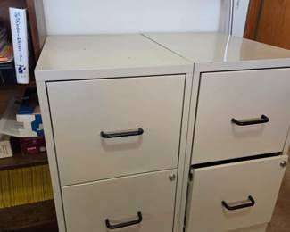 #46 Metal 2 drawer File Cabinet - Letter - $25.00