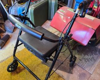 #112 Drive Walker w/Seat & Basket - Seat Width - 14" $45.00
