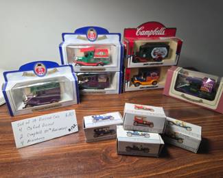 #122 Set of 10 Diecast Cars 4 Oxford Diecast 2 Campbell 100th Anniversary 4 Miniatures $20.00