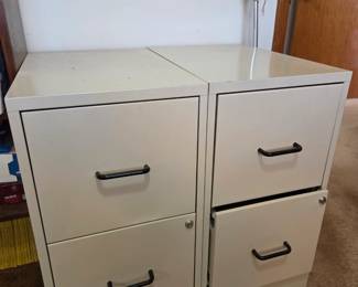 #47 Metal 2 drawer File Cabinet - Letter - $25.00