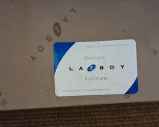 #1 Lazy-Boy Light Brown Sofa (has some slight damage on left side) - great condition - 87"Long $200.00