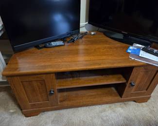 #24 Laminate Entr. Center w/2 doors & 1 open shelf - 42x22x19 (as is finish) $50.00