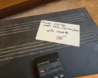 #128 Pioneer CLD-980 Laser Disc/CD/CDV player with remote $100.00