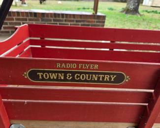 #94 Radio Flyer Town and Country Wagon w/removable Side panels $120.00
