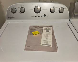 #10 Whirlpool less 1 year old Washer - w/agitator - Model - WTW4816FW3 (still have receipt for purchase in May 2024 for $664.74) $330.00