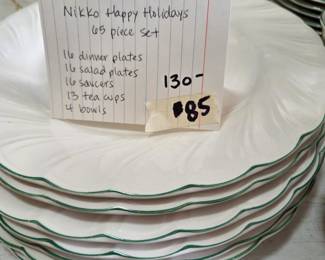 #85 Nikko Happy Holidays 65 pc Set $130.00