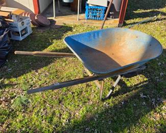 #100 Metal wheelbarrow $30.00