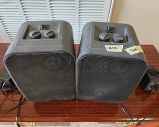 #130 Optimus 900MHZ Wireless Speakers 40-1364 $20.00