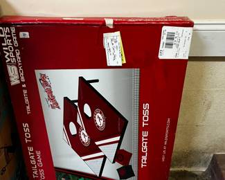 #118	Garage	Alabama cornhole Tailgate Toss in Box	 $20.00 	   		
