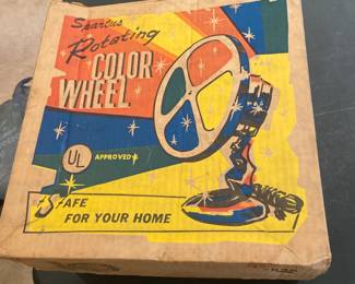 #333	Christmas	Spartus Rotating Color Wheel 	 $60.00 			
