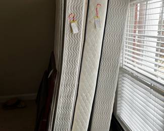 #46	Pillow top mattress and box spring queen	 $50.00 			
#47	queen mattress only 	 $37.00 			
