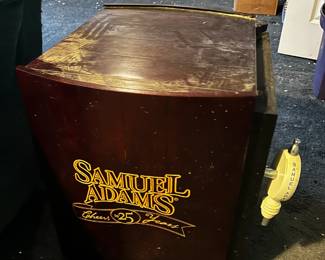 #352	Samuel Adams beer cooler minnie frig 	 $100.00 			

