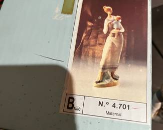 #338	Lladro	Lladro Brillo FIGURINE BEAUTIFUL MOTHER AND CHILD BABY #4701  13"	 $60.00 			
