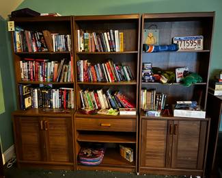 #353	cab-pr	book case with 2 shelves and 2 doors 	 $60.00 			
#354	cab-Pr	book case with 2 shelves and 2 doors 	 $60.00 			
#355	cab-pr	book case with 1 drawer with 3 shelves 	 $60.00 			
